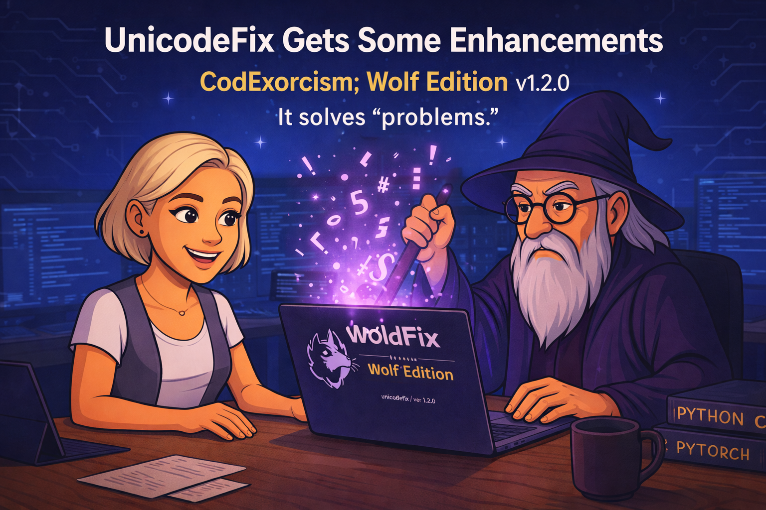 UnicodeFix - Wolf Edition v1.2.0 (It Solves Problems.) Now with API support.